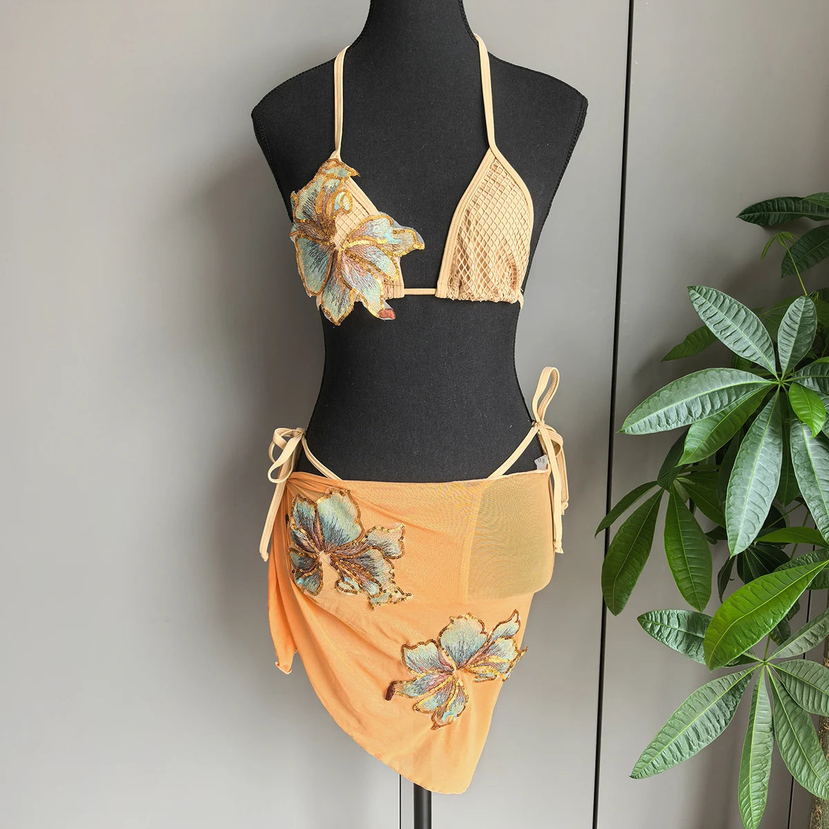 Crystal Bloom Beach Set