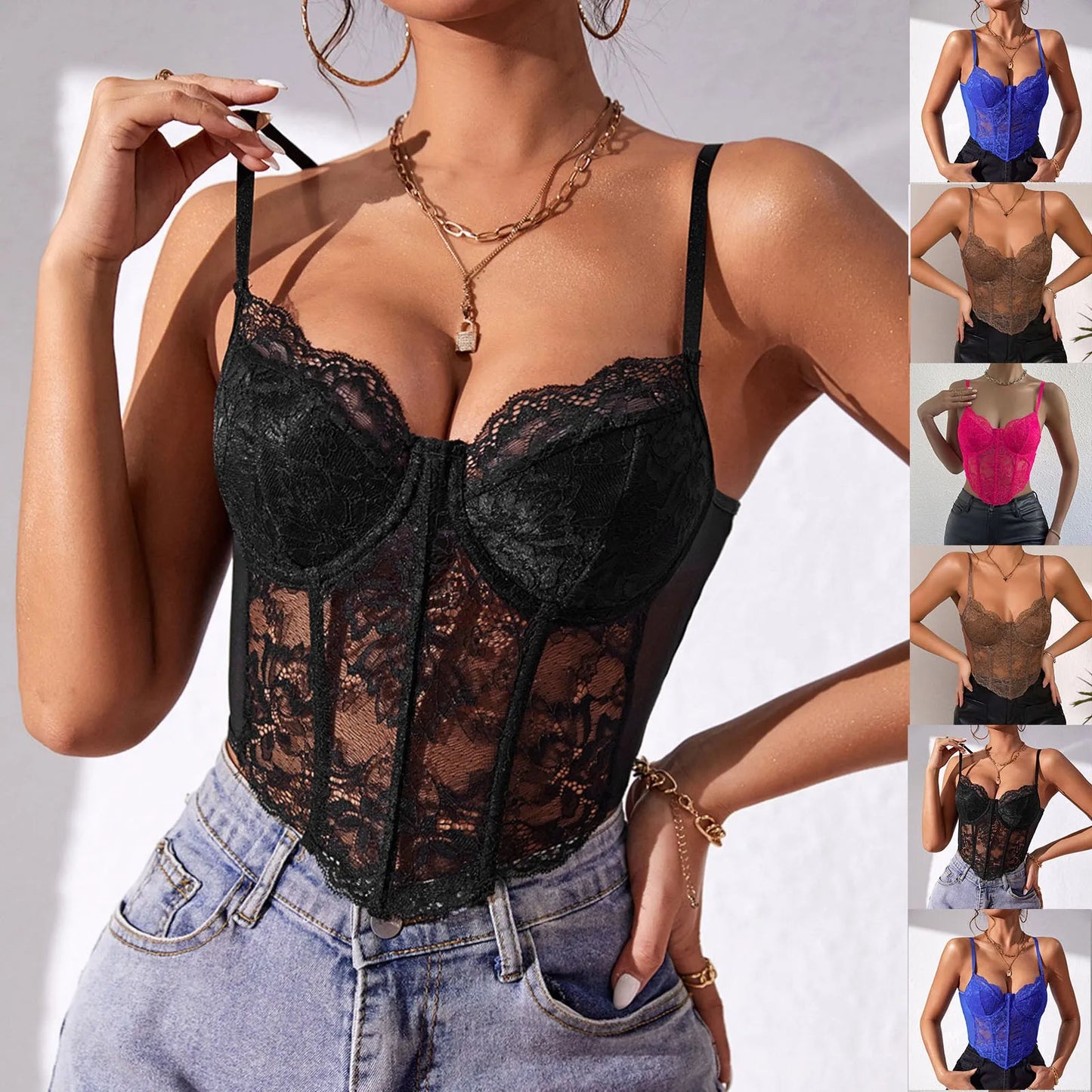 Demi-Lace Top
