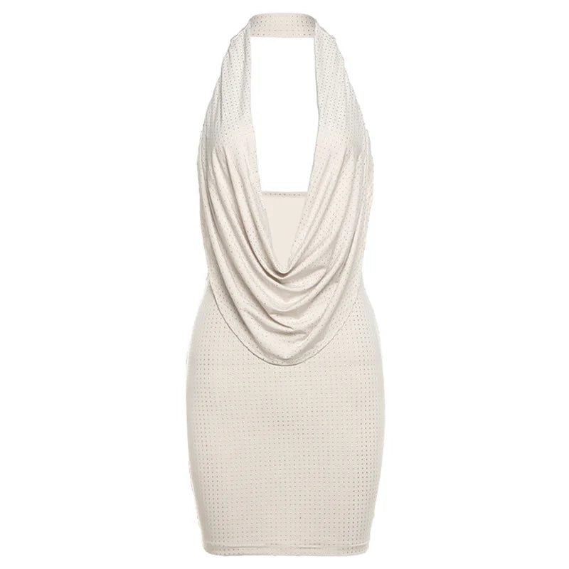 Glitz Glam Halter Dress