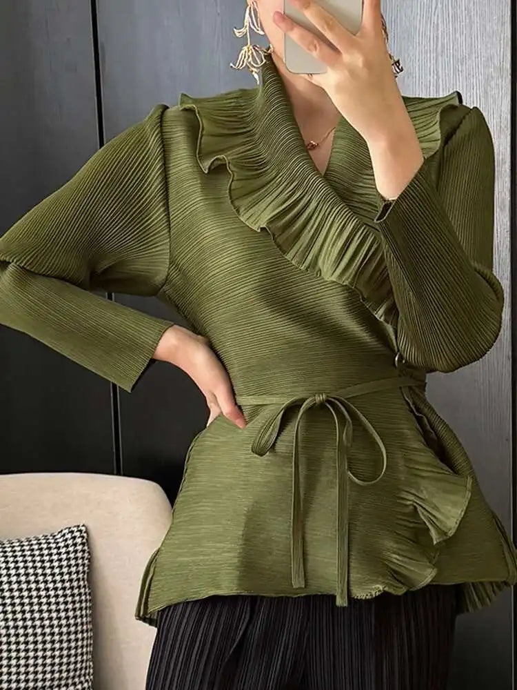 Feminine Frill Blouse