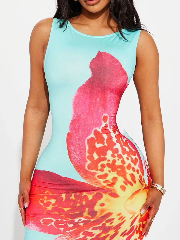 Caribbean Bloom Dress