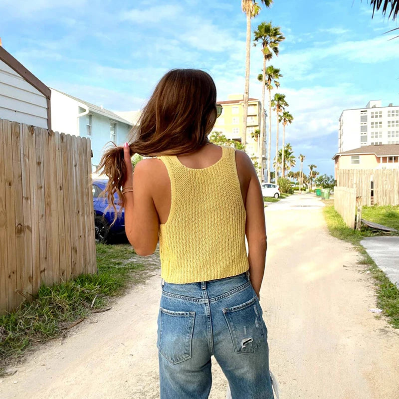 Sunbeam Sleeveless Cardiga