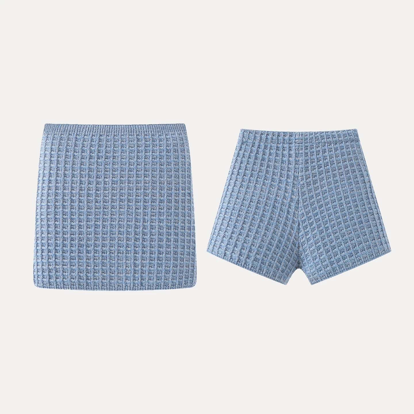 Blue Knit Set
