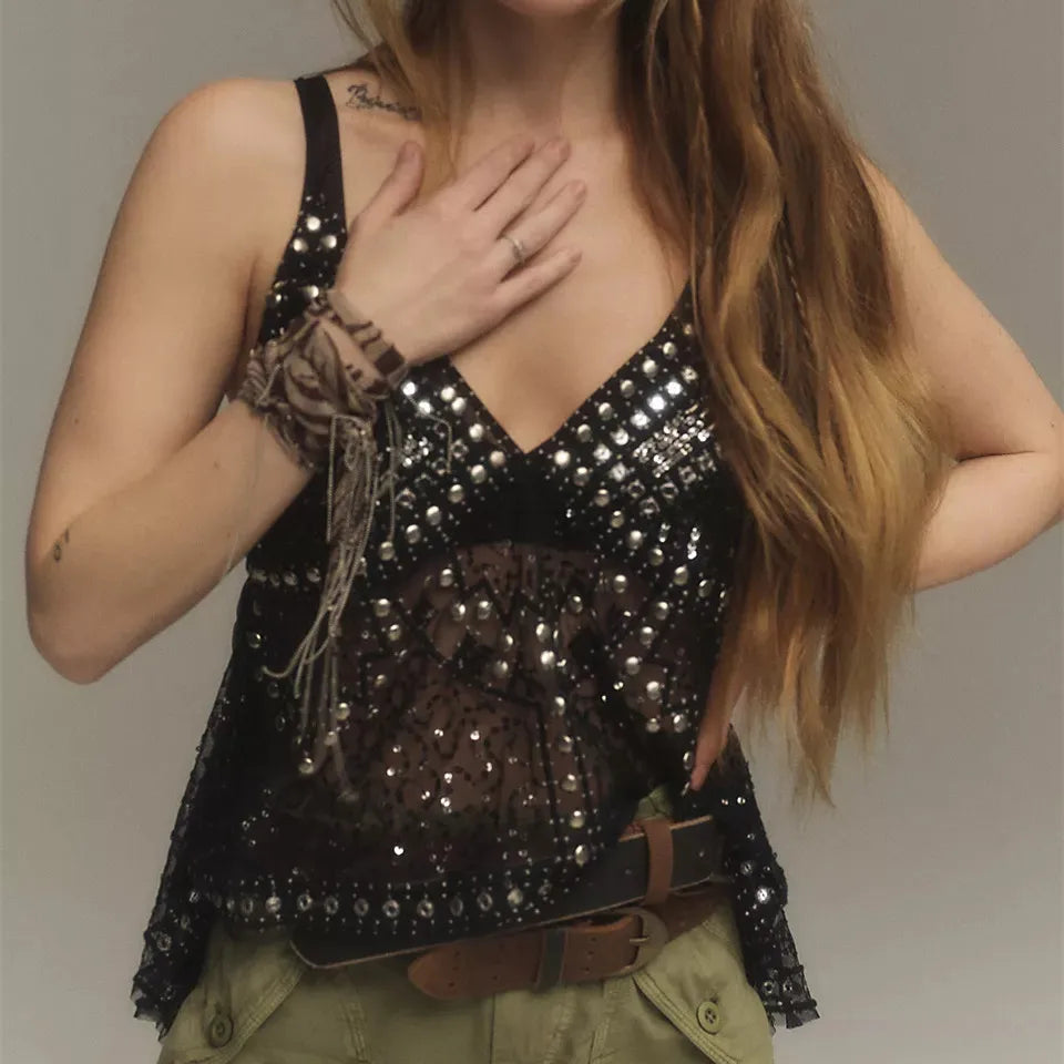 DazzleStitch Glitter Cami
