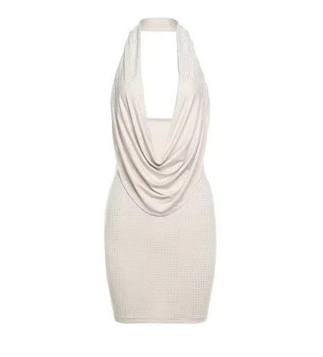 Glitz Glam Halter Dress