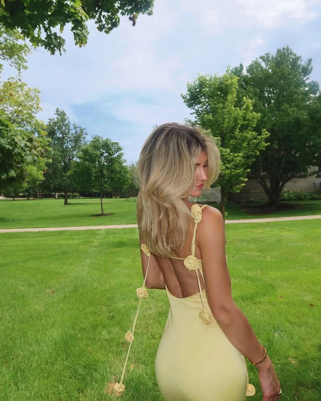 Rosalie Embellished Maxi Gown
