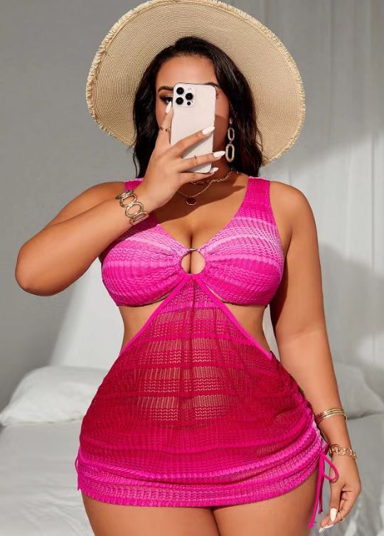CurvyWave Two-Piece Swim Set