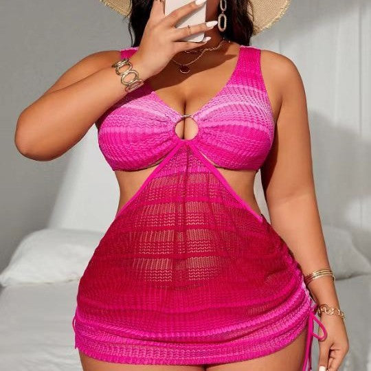 CurvyWave Two-Piece Swim Set