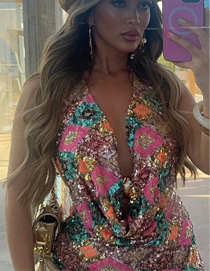 Glitterbomb Halter & Shorts