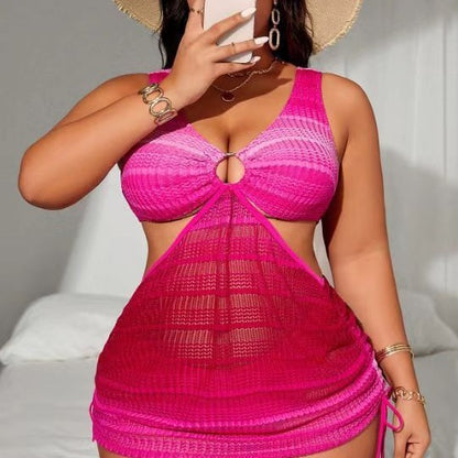 CurvyWave Two-Piece Swim Set