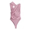 Flutter Pleat Bodysuit