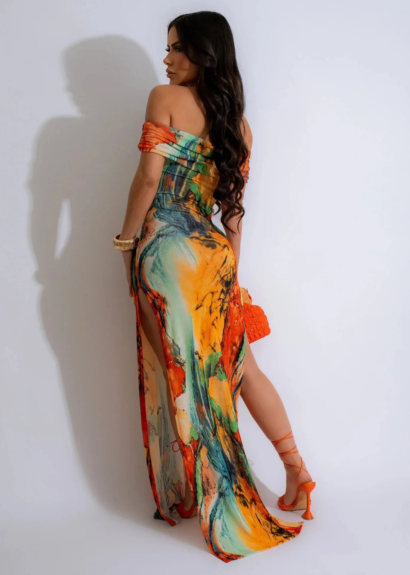 Colorburst Chic Maxi Dress Dollella