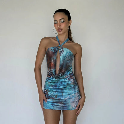Sun-Kissed Halter Mini