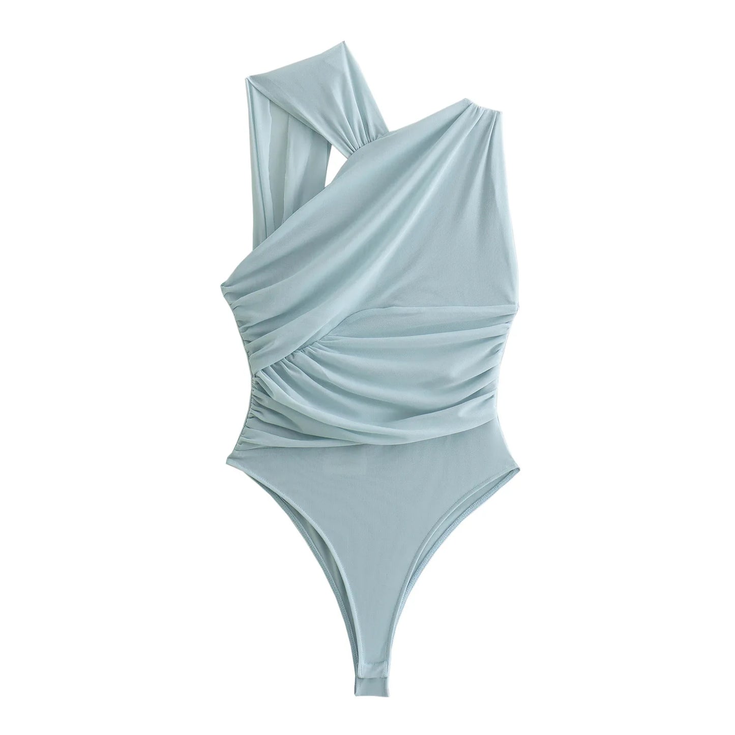 Flutter Pleat Bodysuit