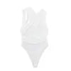 Flutter Pleat Bodysuit