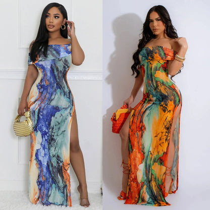 Colorburst Chic Maxi Dress Dollella
