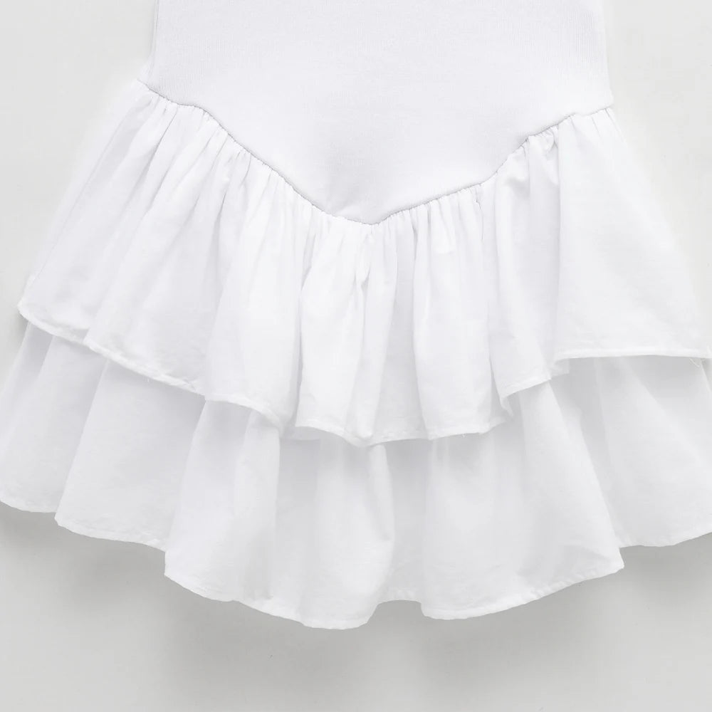 Frosted Tier Mini Dress