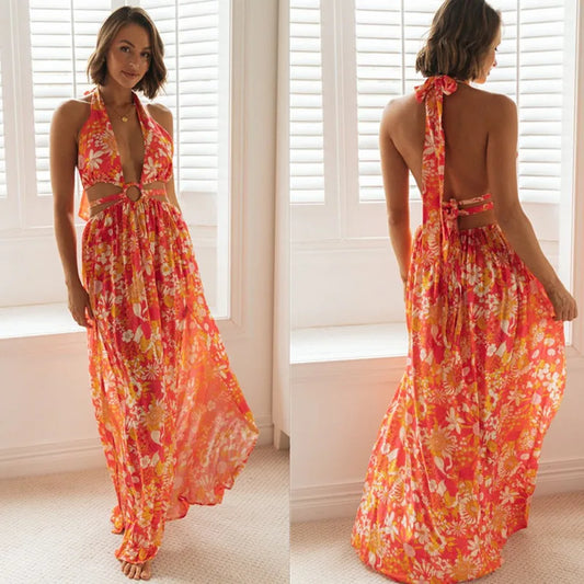 Radiant Fiesta Maxi Dress