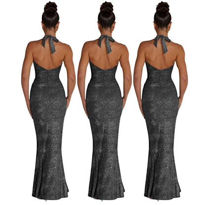 Moonlit Cascade Mermaid Dress