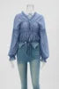 Vintage Puff Ruffle Blouse