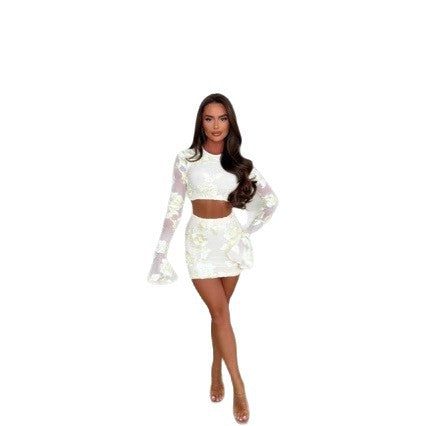 Embroidered Lace Garden Co-ord Dollella