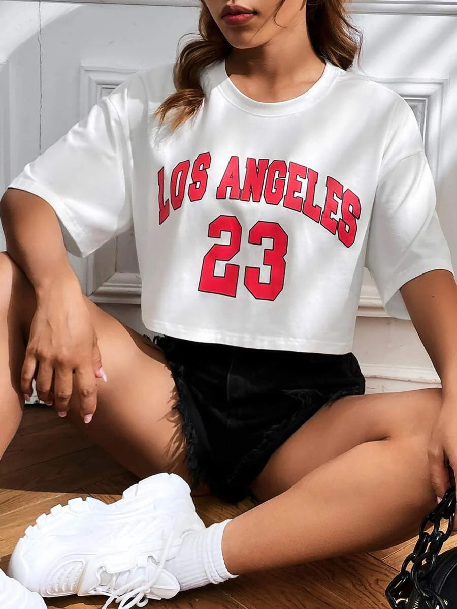 LA Essentials Cropped Tee