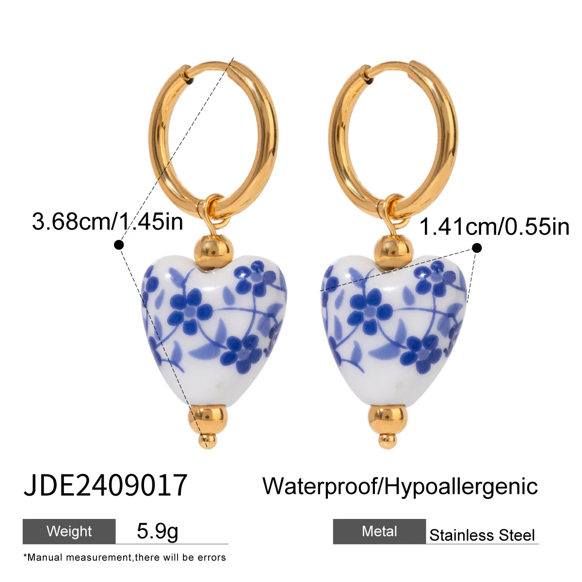 Twinkle Drop Charm Earrings Dollella