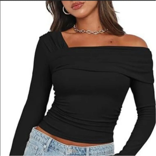 Glam Shoulder Long Sleeve