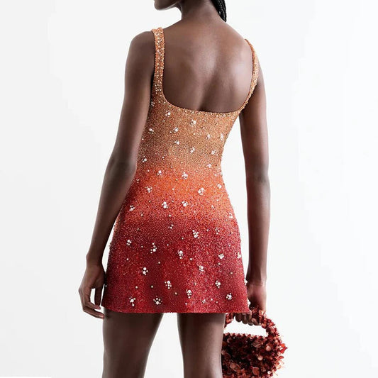 Glimmer Pearl Mini Dress Dollella