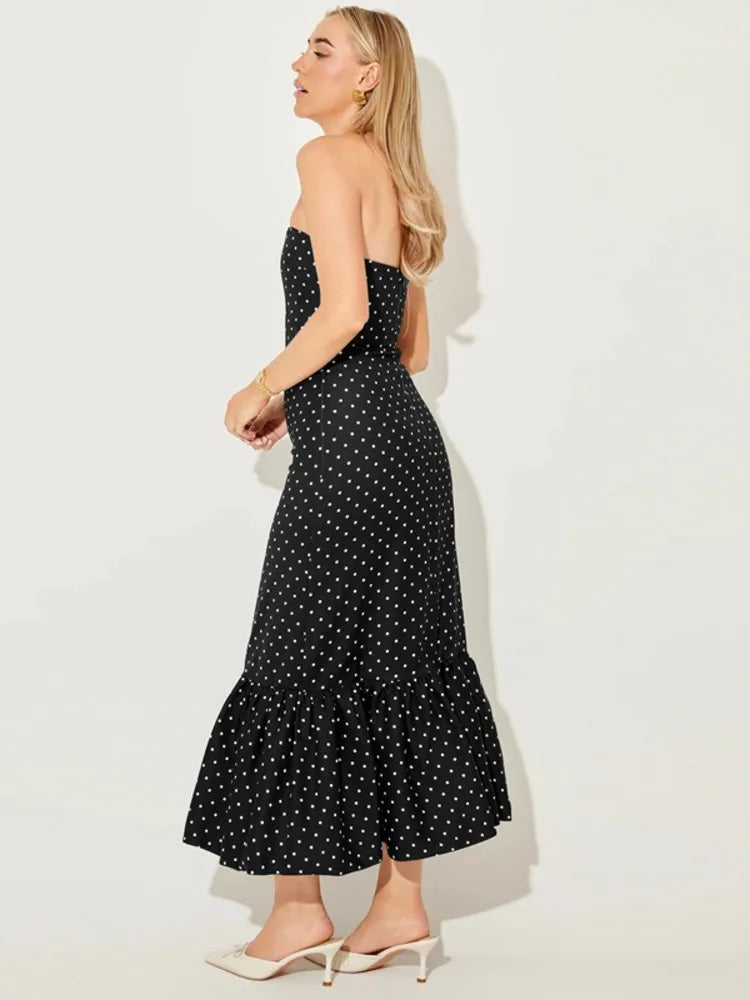 Dotted Glam Gown