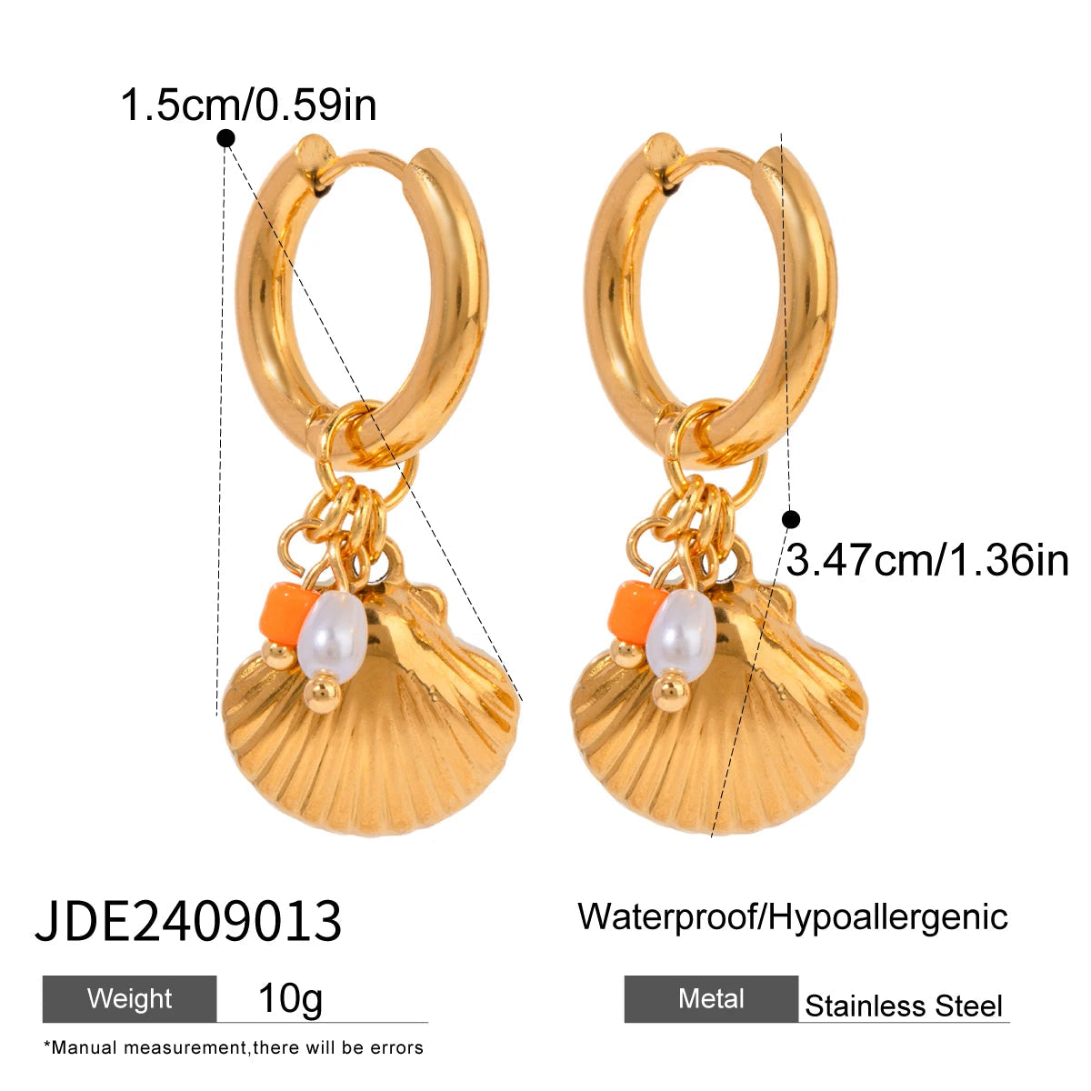 Twinkle Drop Charm Earrings Dollella