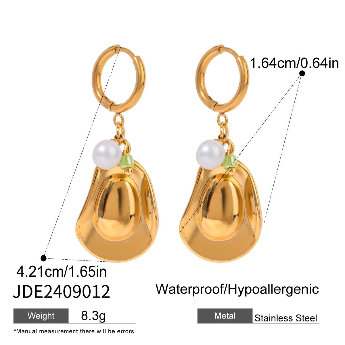 Twinkle Drop Charm Earrings Dollella