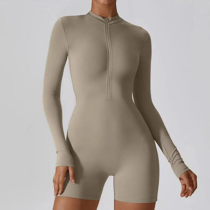 All-in-One Zip Romper - Dollella