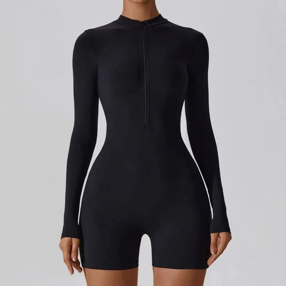 All-in-One Zip Romper - Dollella