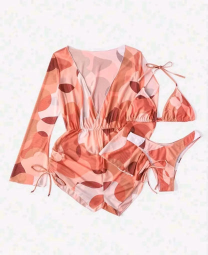 Sunburst Splash Swim & Cover-Up Set