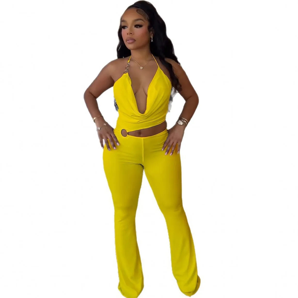 Eclipse Cutout Jumpsuit - Dollella