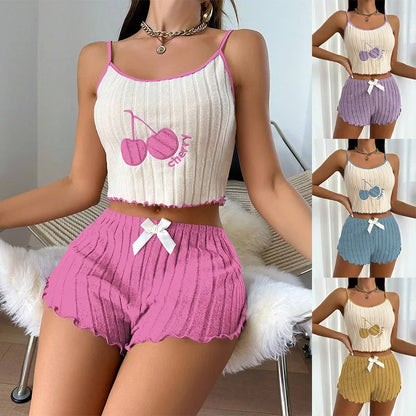Cherry Kiss Cami & Shorts
