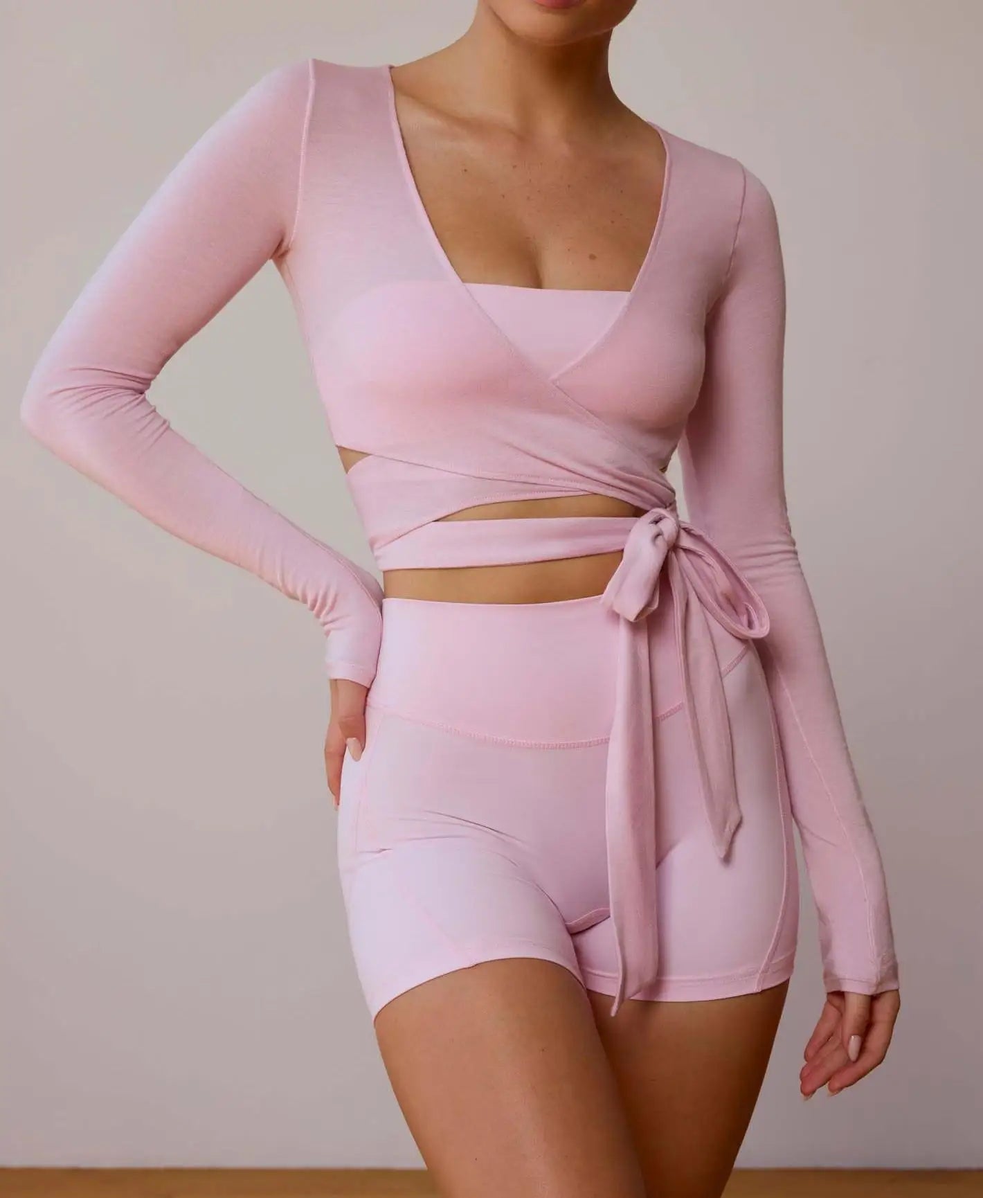 Tie up Yoga Tee - Dollella