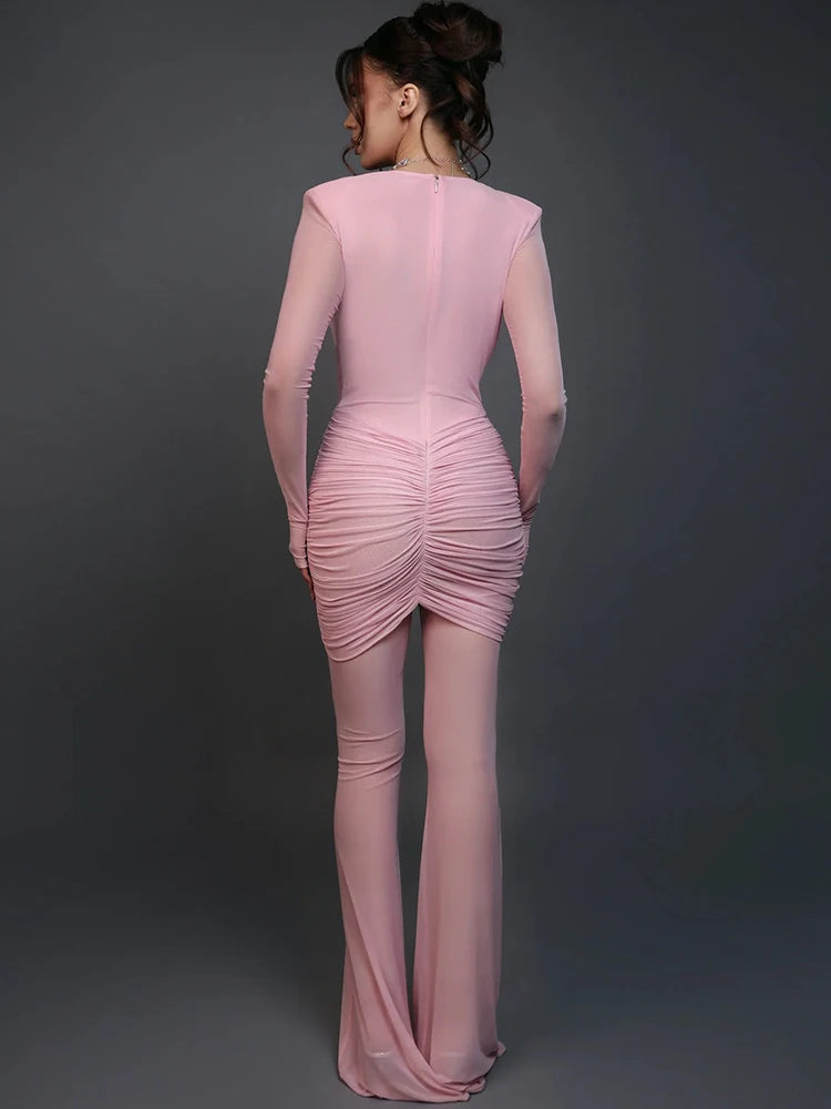 Allure Mesh Jumpsuit - Dollella