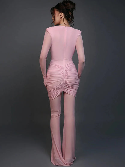 Allure Mesh Jumpsuit - Dollella