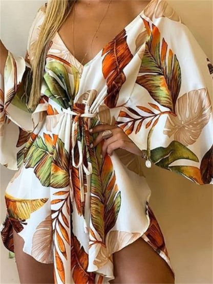 Breezy Batwing Belted Mini