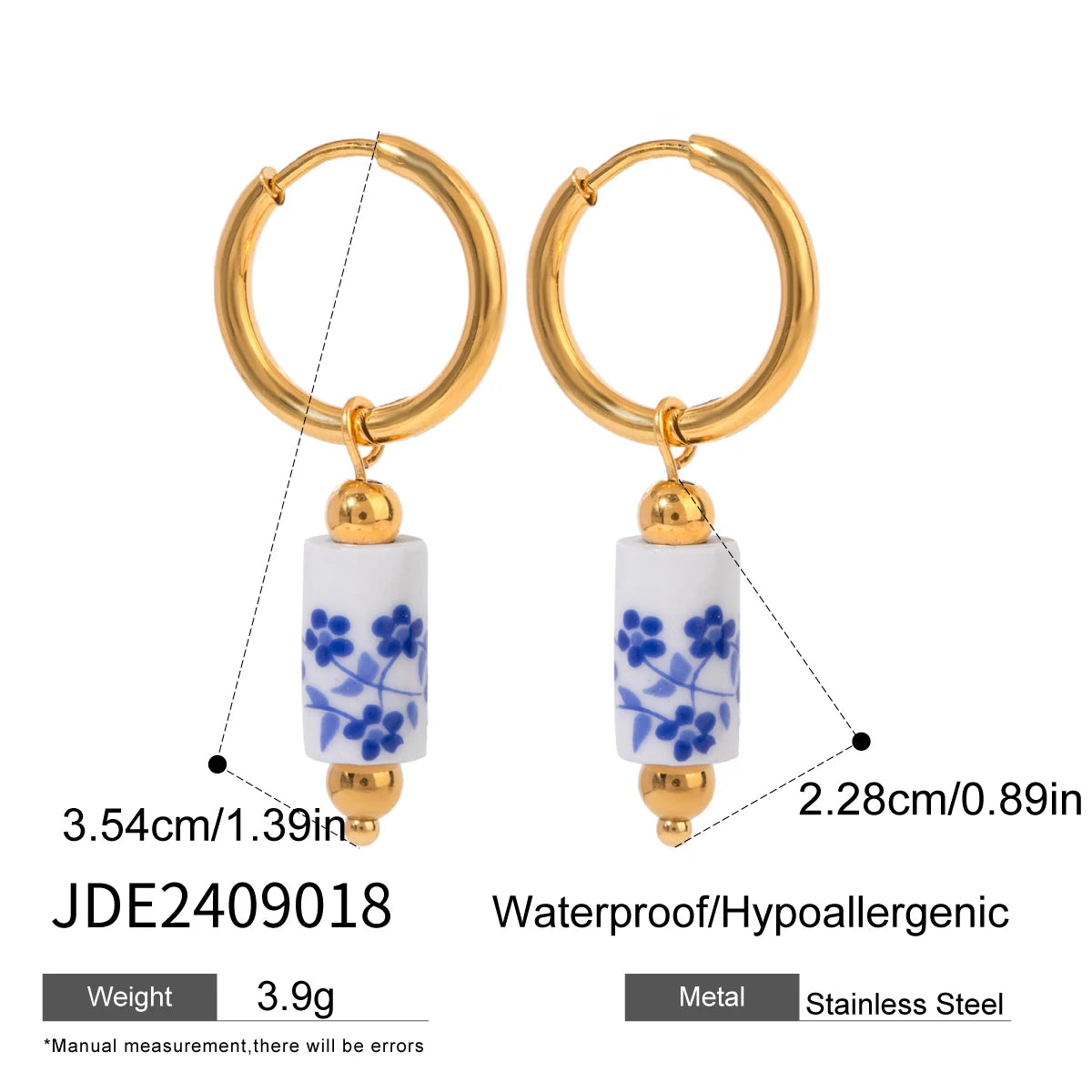 Twinkle Drop Charm Earrings Dollella