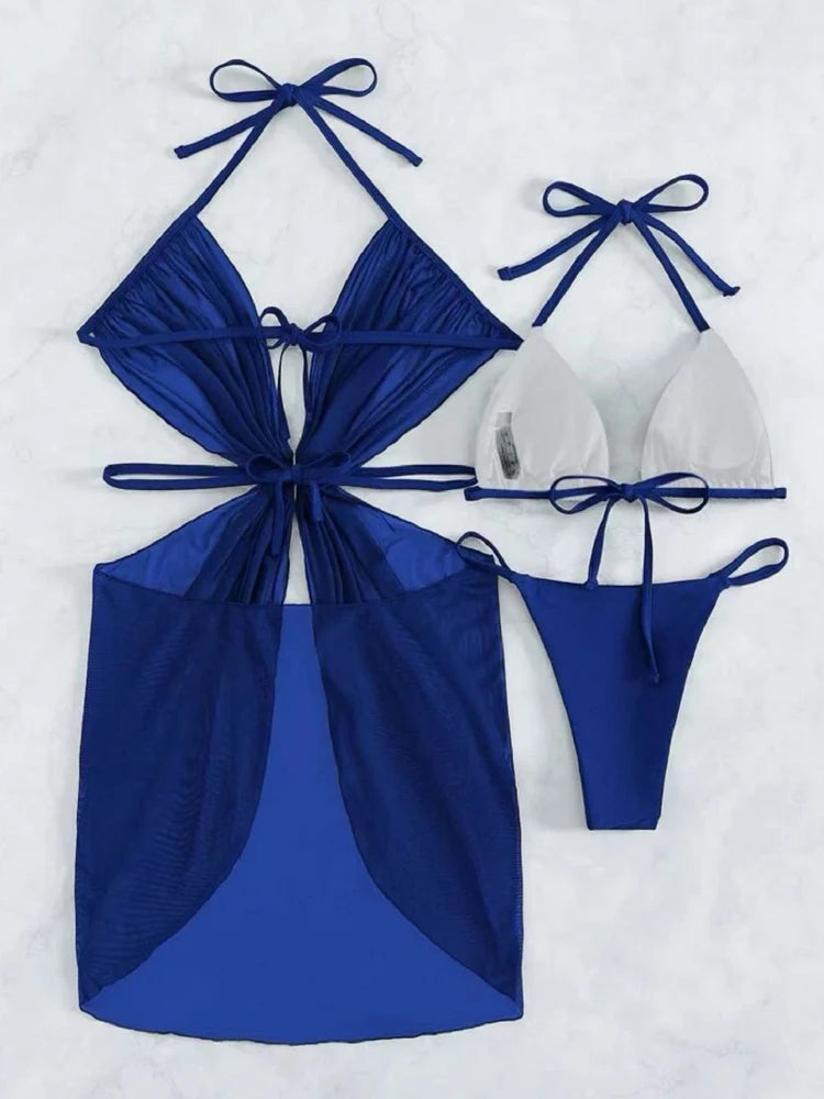 Trinity Jewel Halter Bikini - Dollella