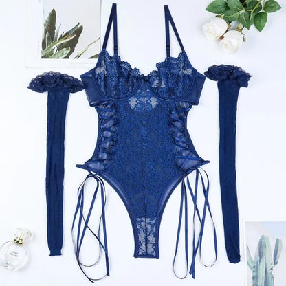Allure Lace One-Piece - Dollella