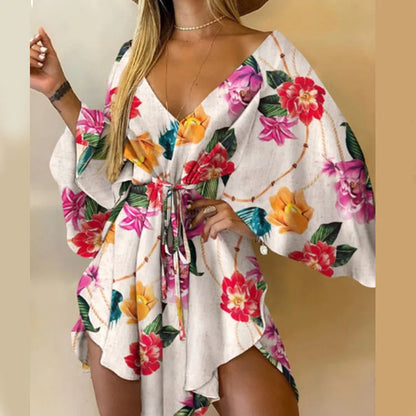 Breezy Batwing Belted Mini
