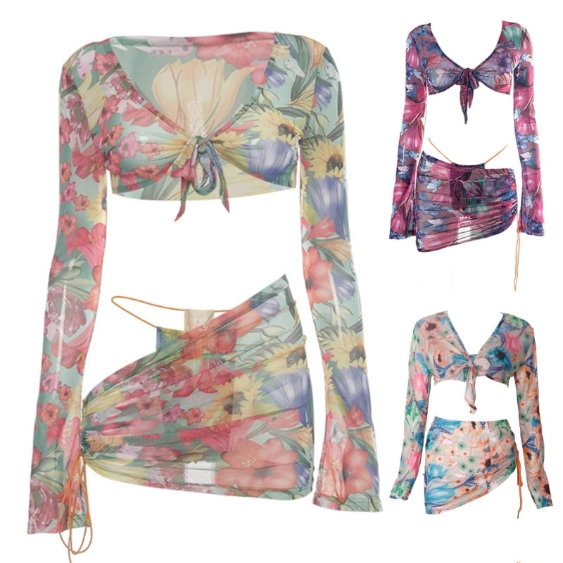 Sheer Bloom Vibe Set