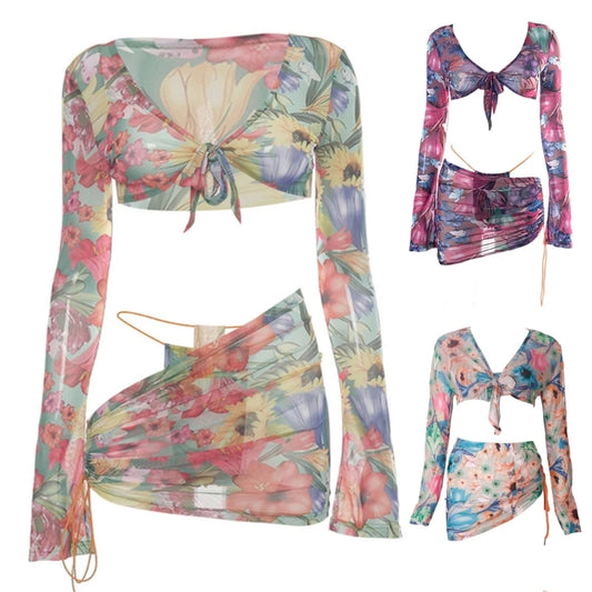Sheer Bloom Vibe Set