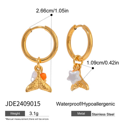 Twinkle Drop Charm Earrings Dollella