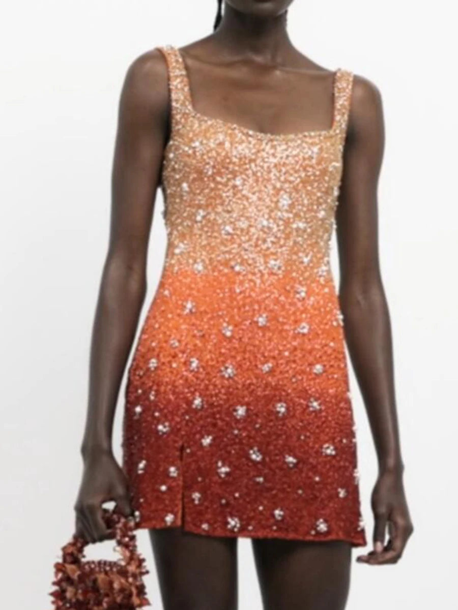 Glimmer Pearl Mini Dress Dollella