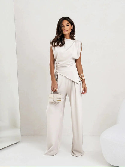 Elegant Pleated Co-ord